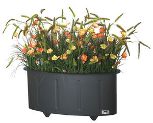 steel planter / contemporary / for public spaces