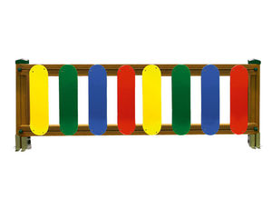 playground fence / bar / wooden