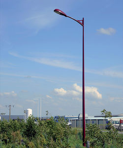 galvanized steel lamp post arm