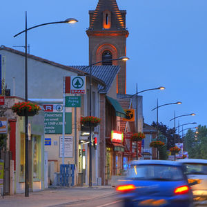 urban lamp post