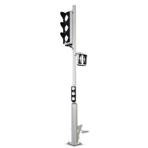 road sign pole