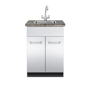 stainless steel kitchen sink cabinet