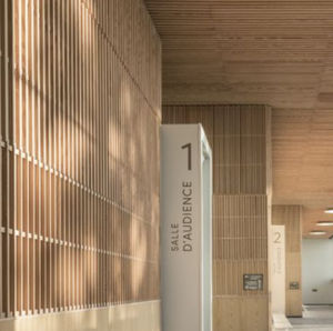 wooden wall cladding
