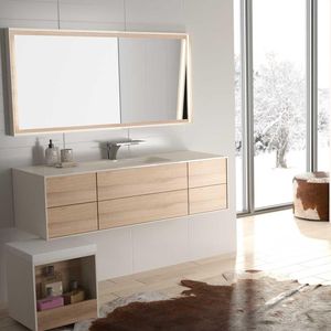 double washbasin cabinet