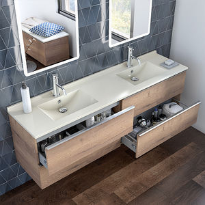 double washbasin cabinet
