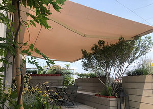 folding-arm awning