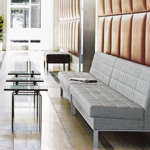 contemporary upholstered bench