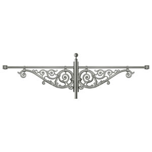 aluminum lamp post arm