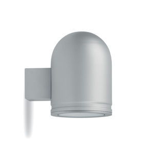 contemporary wall light / outdoor / aluminum / glass