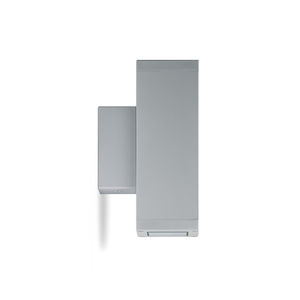 contemporary wall light / outdoor / extruded aluminum / tempered glass facing