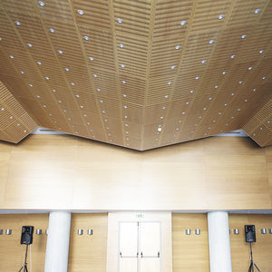 wooden suspended ceiling