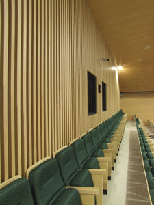 wooden suspended ceiling