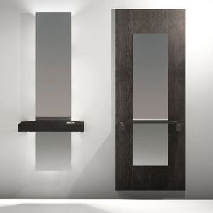 wall-mounted mirror