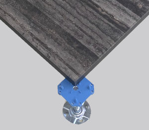 technical glass raised access floor tile