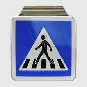 solar road sign