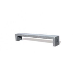contemporary public bench