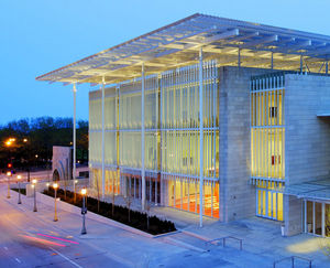 Panel curtain wall - NOVARTIS CAMPUS - Josef Gartner - aluminum and glass