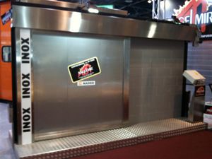 sliding industrial doors / steel / fire-rated