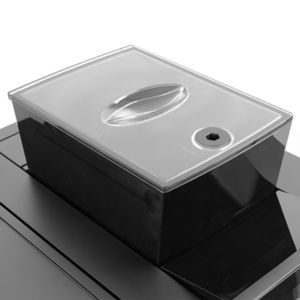 built-in coffee bean dispenser