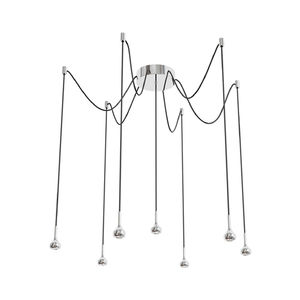 pendant lamp / contemporary / aluminum / steel