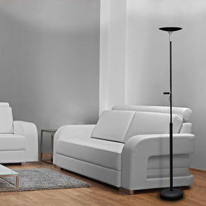 floor-standing lamp / contemporary / steel / dimmable
