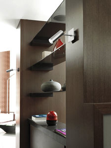 wall-mounted spotlight / indoor / LED / round