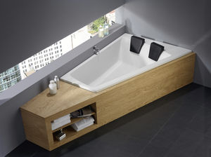 corner bathtub