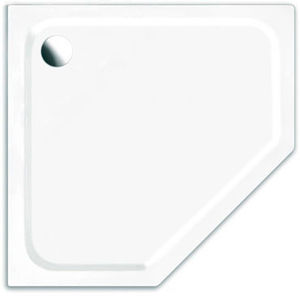 corner shower base / recessed / acrylic / extra-flat