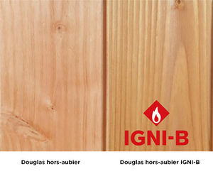 Douglas fir wall cladding panel