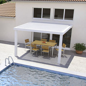 wall-mounted pergola