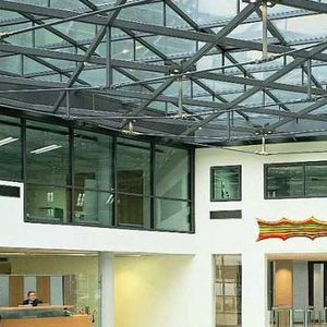 double-glazed glass panel