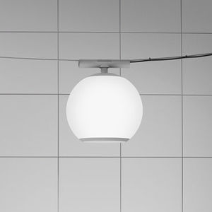 LED cable lighting / round / cast aluminum / outdoor
