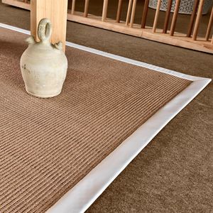 contemporary rug / plain / sisal / rectangular