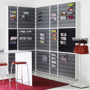 wall-mounted brochures rack 1