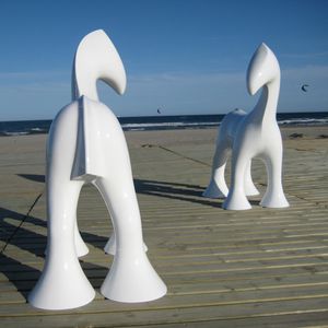 PVC-coated glass fabric sculpture