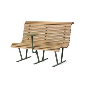 contemporary public bench
