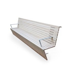 contemporary public bench