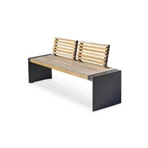 contemporary public bench