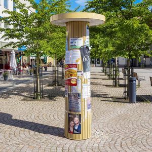 advertising column