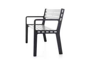 contemporary public bench
