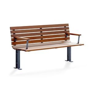 contemporary public bench