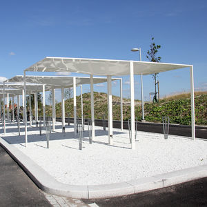 steel cycle shelter