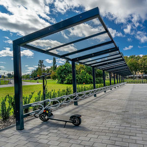 steel cycle shelter