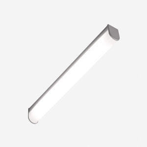 contemporary ceiling light / linear / glass / steel