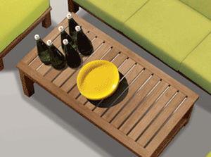 contemporary coffee table