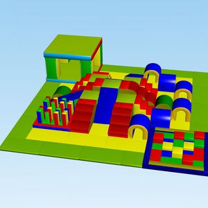 foam foam motor skills parcourse 1