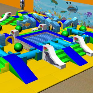 foam foam motor skills parcourse 1