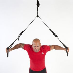 lat pulldown weight training machine