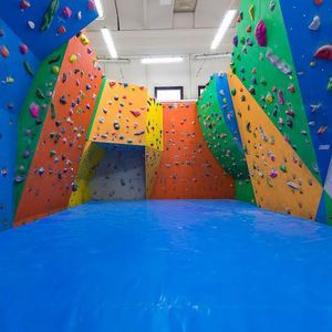 indoor climbing wall landing mat