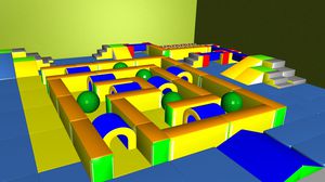 foam foam motor skills parcourse 1